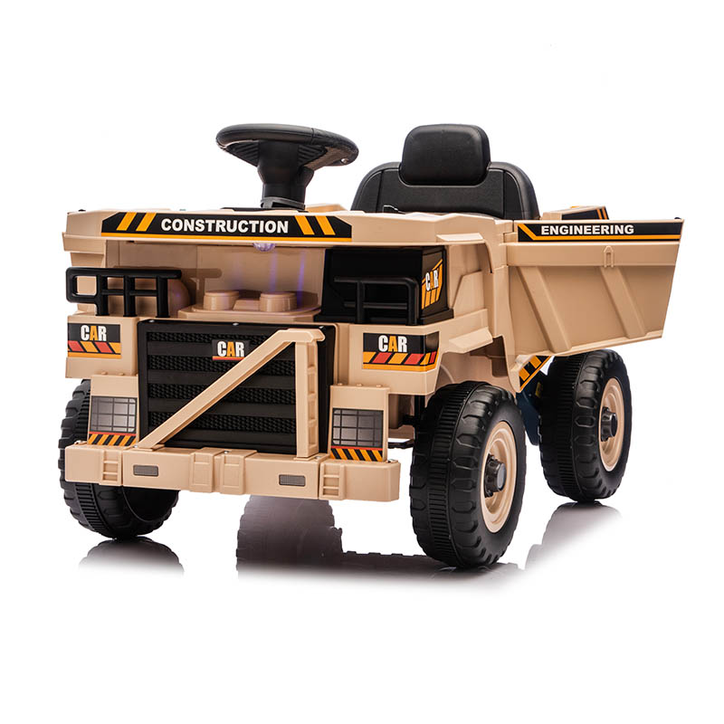 12V 2WD Kids Construction Truck Ride-On med MP3-spelare