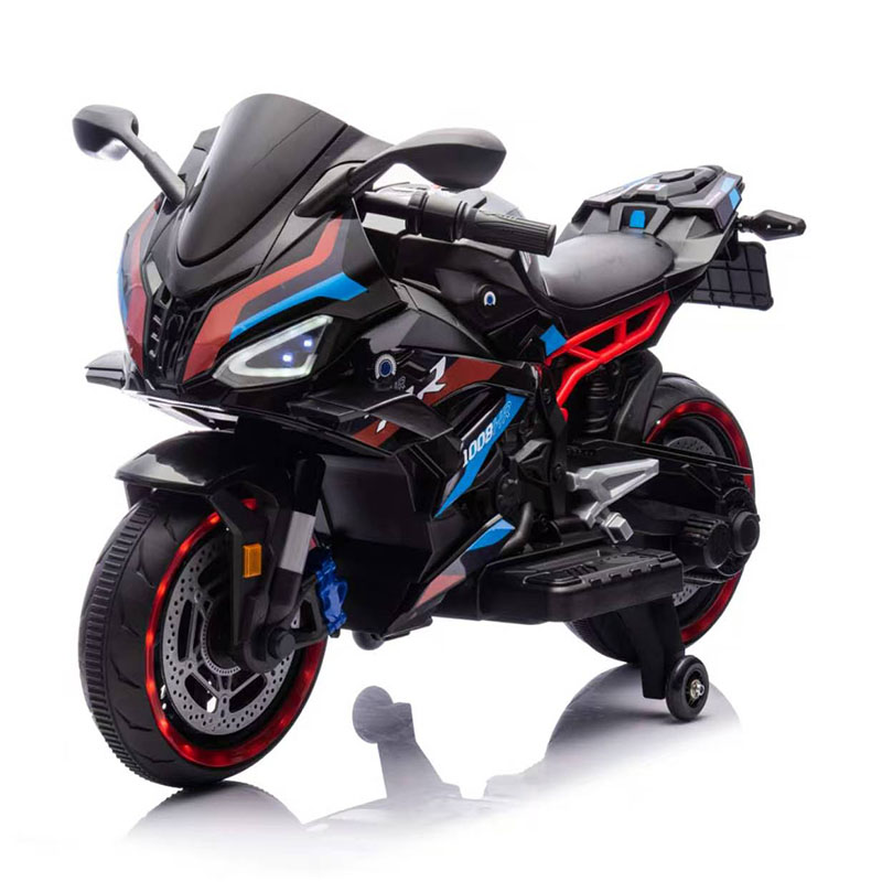 12V Big Size Ride-On Motorcykel Rymmer två personer