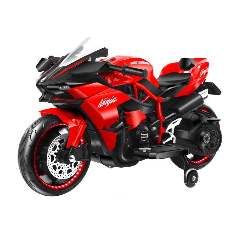 12V Big Size Ride-On motorcykel för äldre barn med musik och ljus