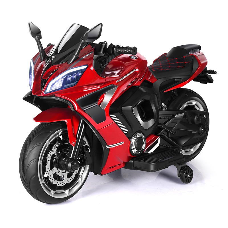 12V Dual Drive Kids elektrisk motorcykel med nyckelstart