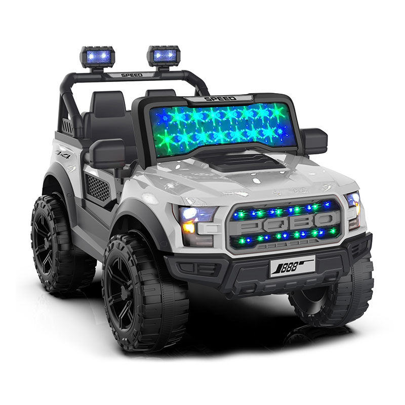 12V Dual Motor Kid Elbil med fjärrkontroll och musik