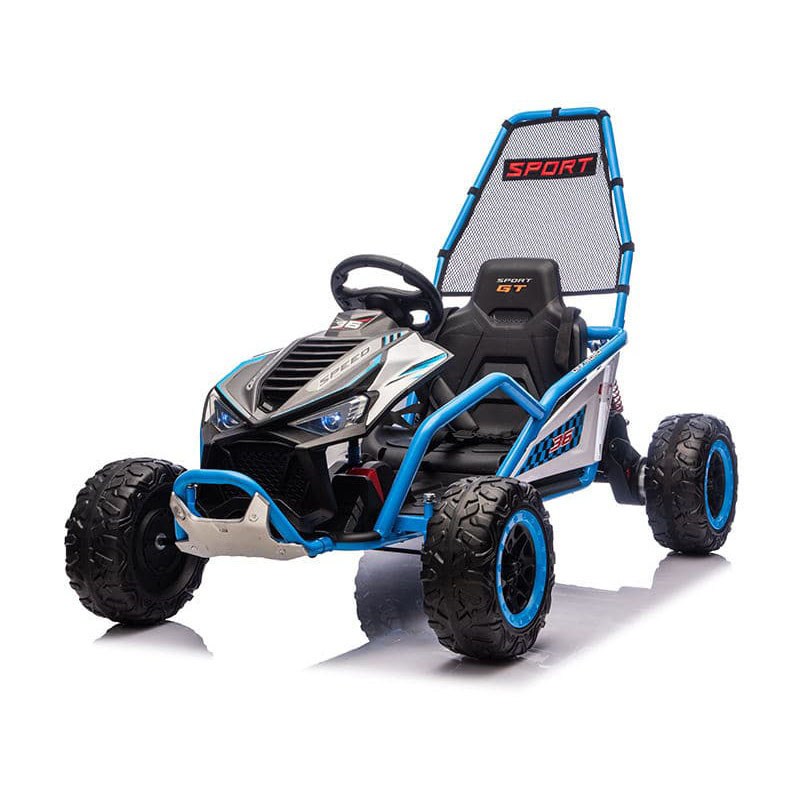 12V Kids Electric Drift Ride-On Go Kart med Bluetooth MP3-spelare