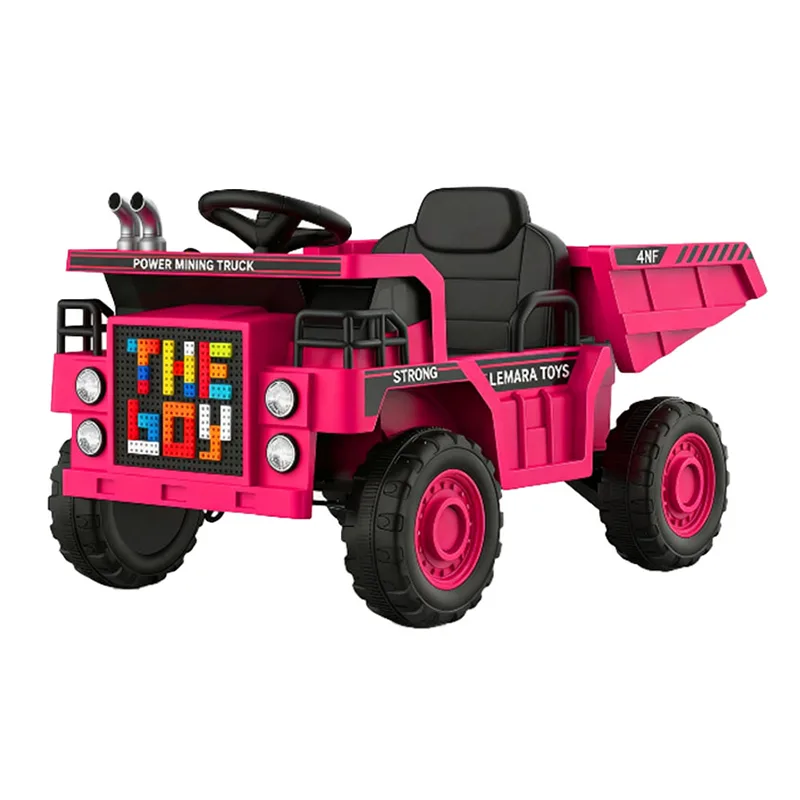 12V Kids Elektrisk RC bil grävmaskin åkande bil