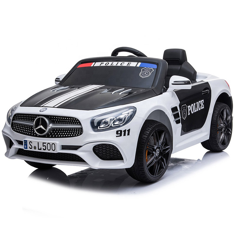 12v Kids Police Car Licenced Benz Sl500 Edition