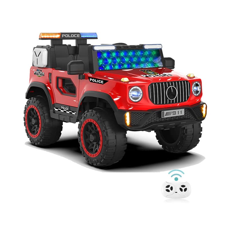 12V Kids Police Car Windshield LED-lampor