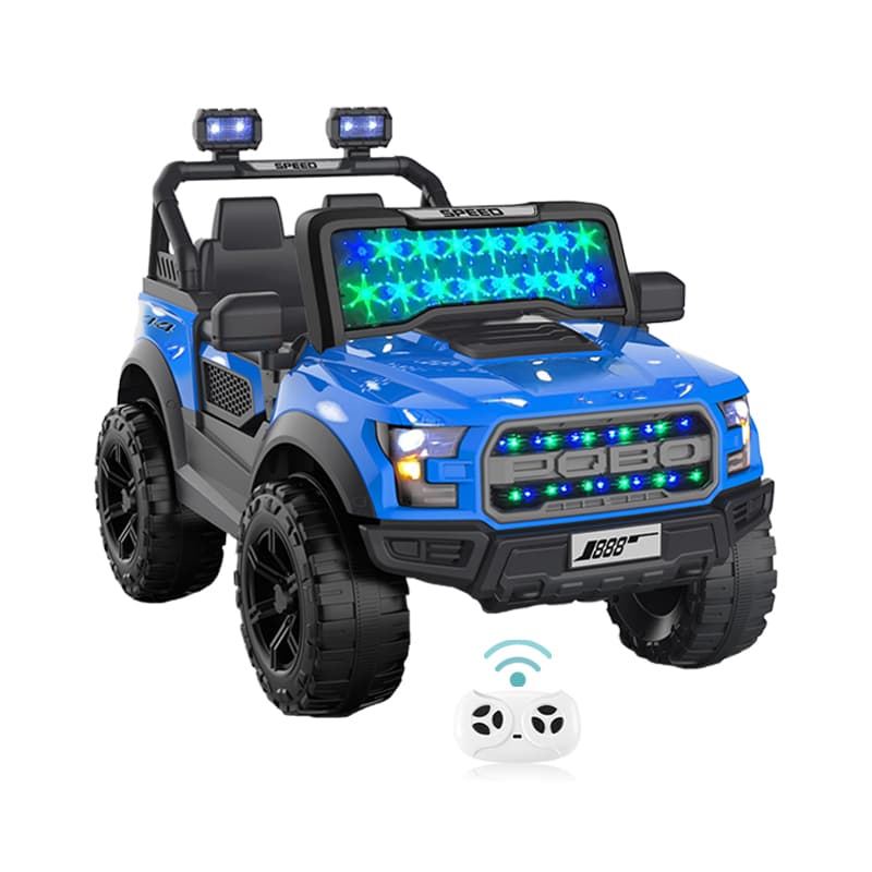 12V Kids Ride-On Car Windshield LED-lampor