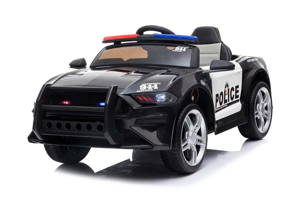 12V Electric Remote Control Police Ride on Car