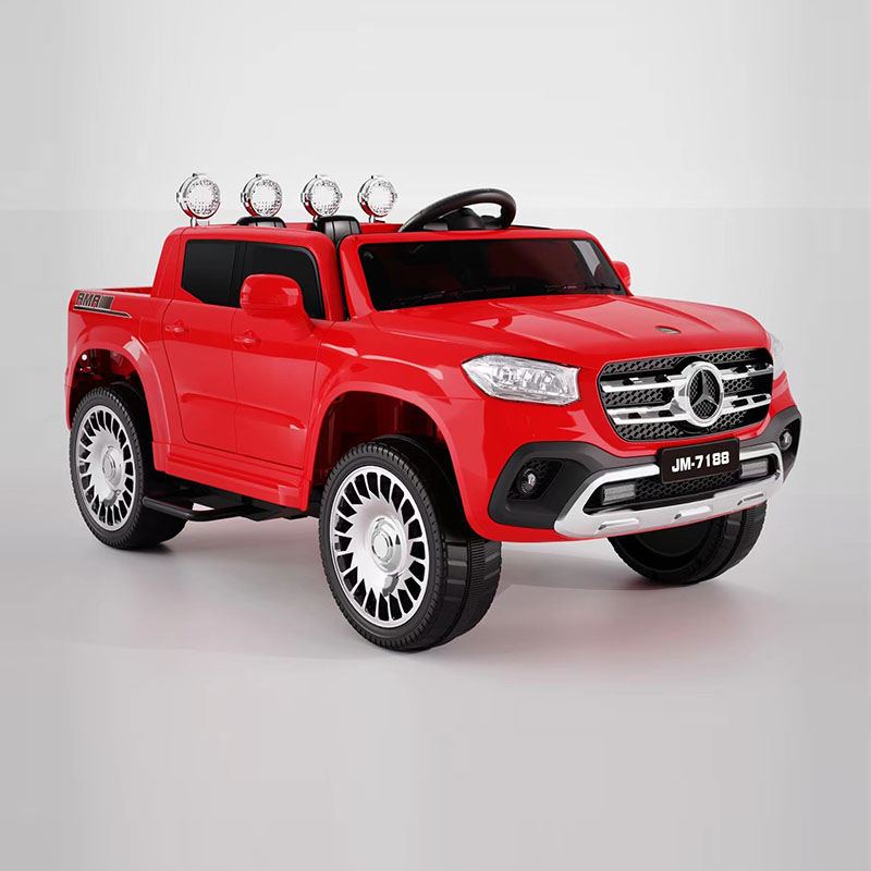 12V Four-Wheel Drive Police Ride-On Vehicle with Rear Dump Bed