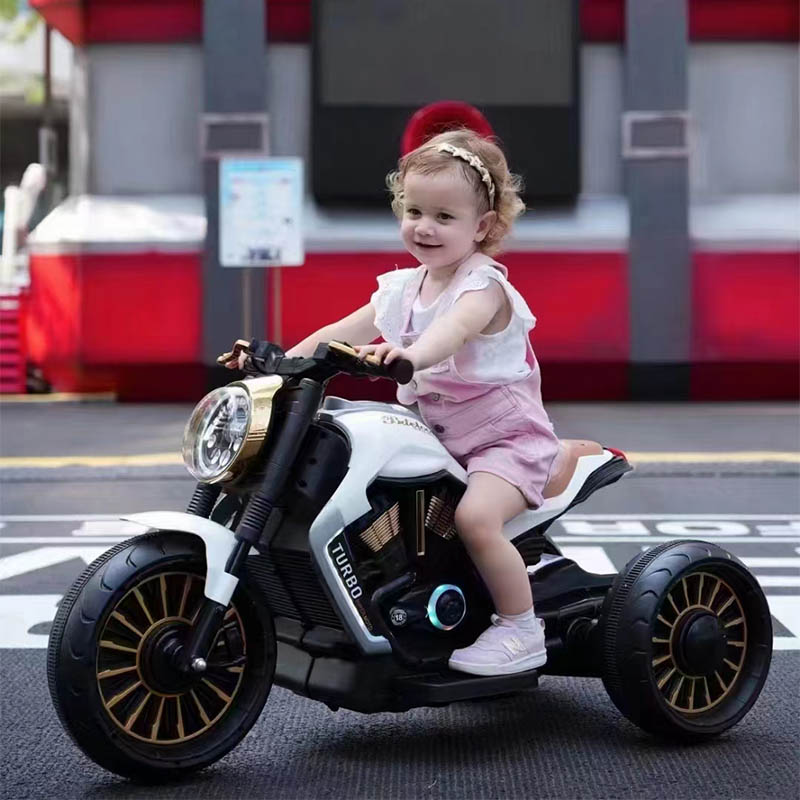 12V Single Motor Kids Large Electric Motorcycle