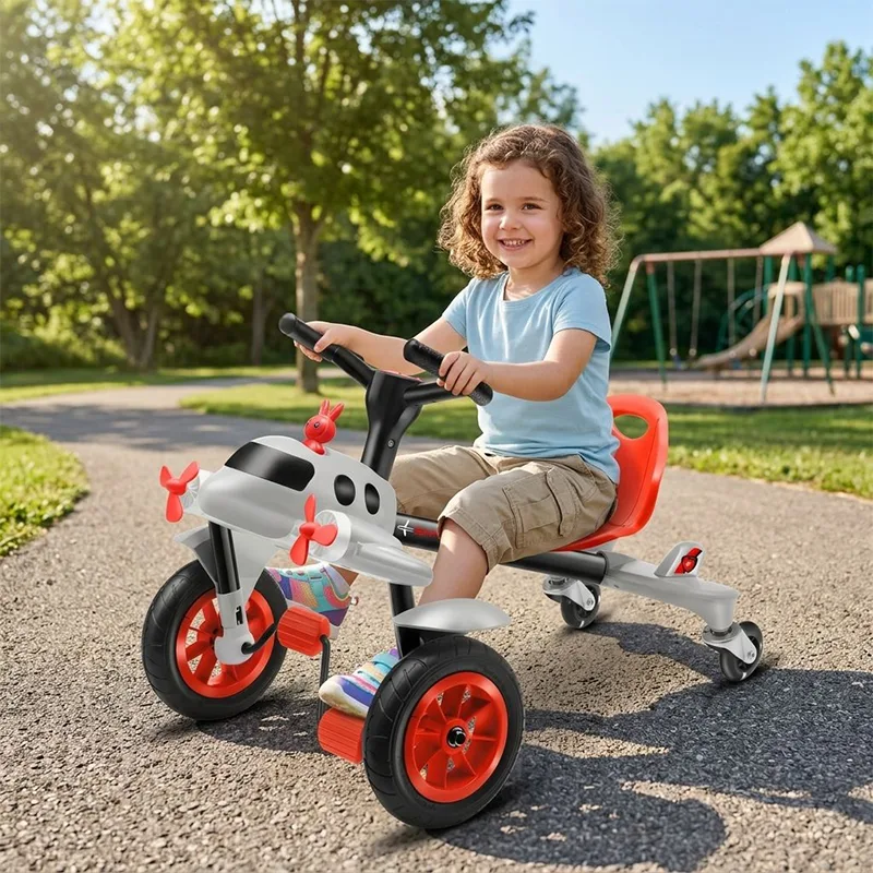 Foot-Powered Kids Pedal with Music