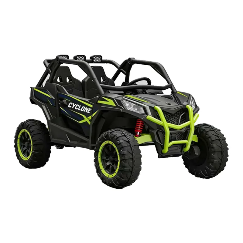 Stor tvåsits Cyclone 24V Kraftfull motor för barn elbil