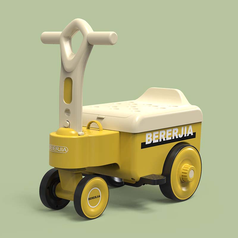 Skjutbil med stort förvaringskorgstyre